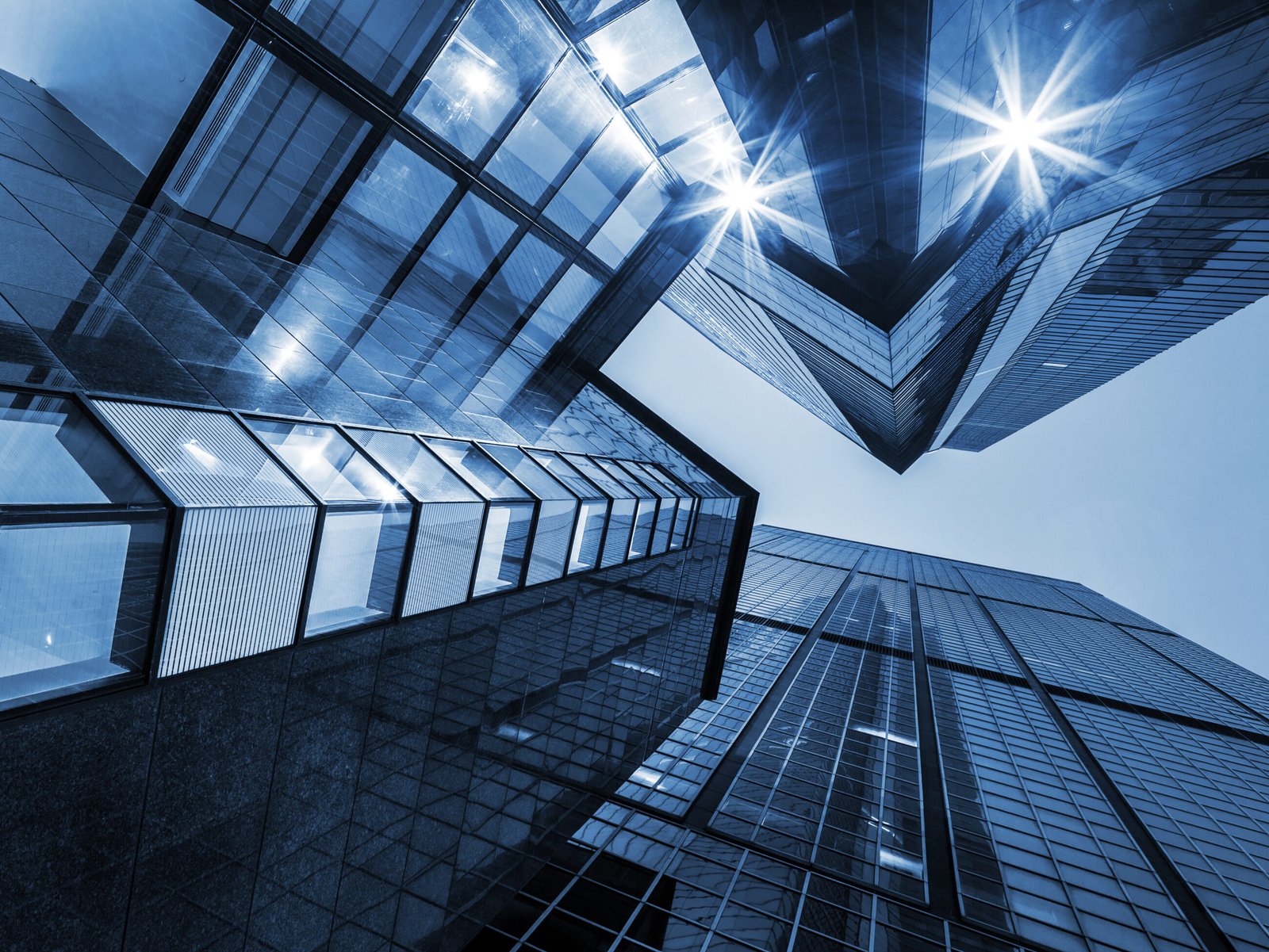 Low angle shot for modern building. Enterprise Oversight